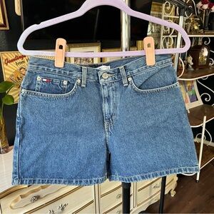 Tommy Hilfiger Women's Blue Denim Shorts
